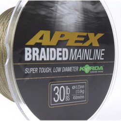 Korda - Apex Braided Mainline 0,23mm/ 30lb - 1200m - plecionka główna